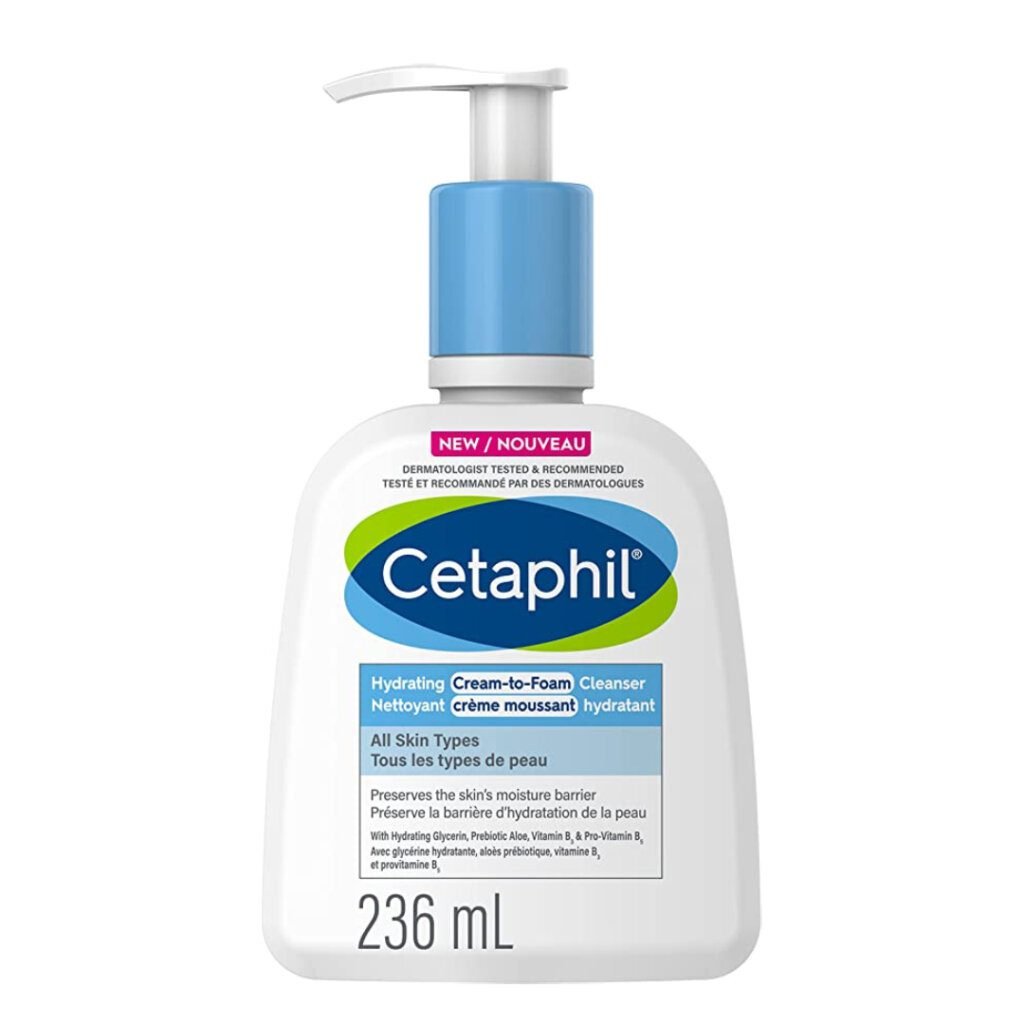 11 Best face washes for dry skin - Cetaphil Cream to Foam Face Wash