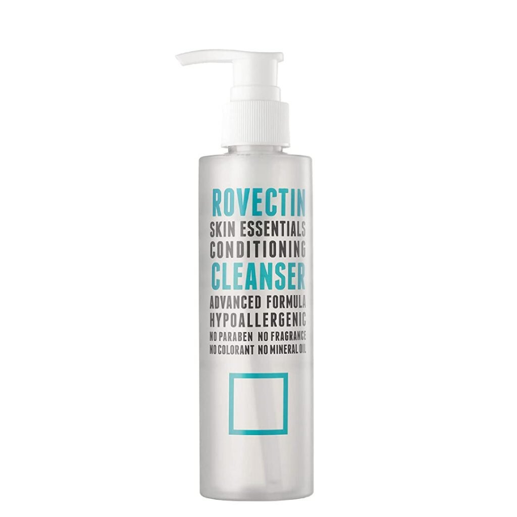 Face wash for dry skin - ROVECTIN] Conditioning Cleanser - pH Balanced Hypoallergenic Face Wash For Sensitive Skin (5.9 fl. oz)