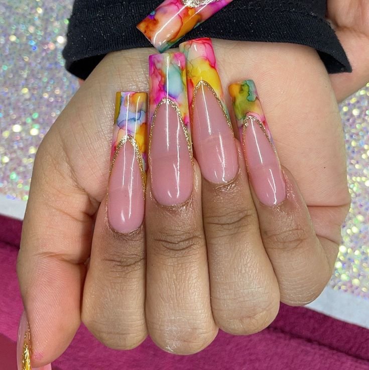 40 Hottest Summer Nails Ideas for 2023 - Summertime French Tip