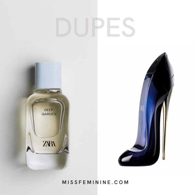Best Zara Perfume Dupes List Of Luxury Fragrances - Zara Deep Garden And Carolina Herrera Good Girl