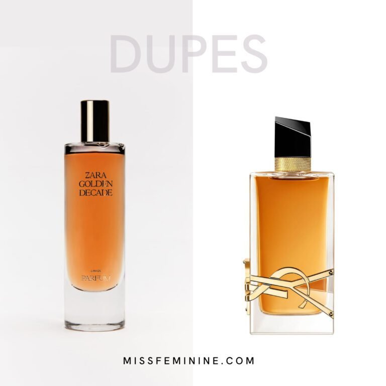 Best Zara Perfume Dupes List Of Luxury Fragrances - Zara Golden Decade And YSL Libre