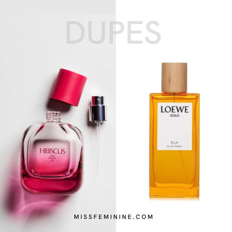 Best Zara Perfume Dupes List Of Luxury Fragrances - Zara Hibiscus And Loewe Solo Ella