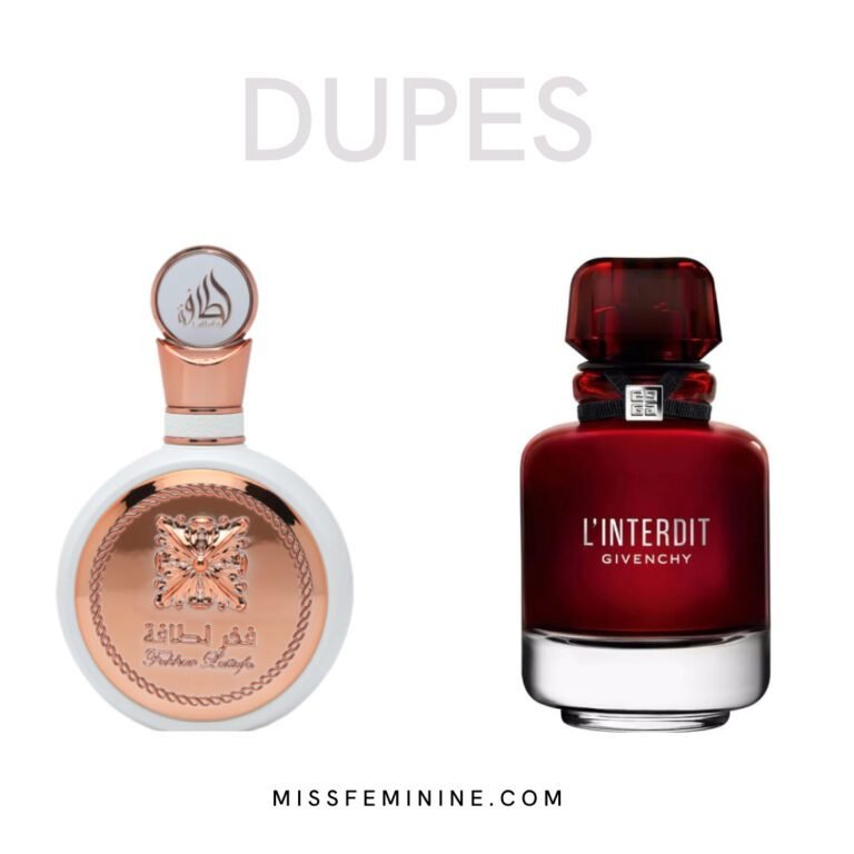 Lattafa Perfume Dupes 101_ Complete Lattafa Dupe List - Lattafa Al Fakhar And Givenchy L'interdit
