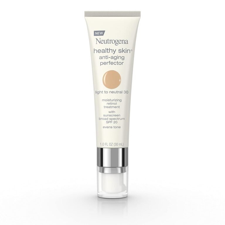 11 Best Glossier Skin Tint Dupes 2024 - Neutrogena Healthy Skin Anti-Aging Perfector Tinted Facial Moisturizer