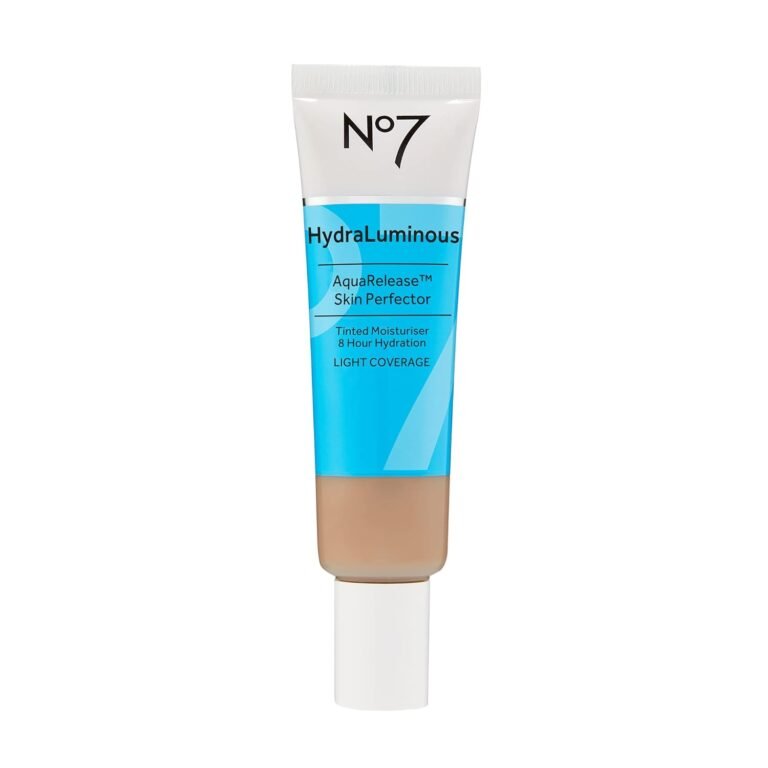 11 Best Glossier Skin Tint Dupes 2024 - No7 HydraLuminous AquaRelease Skin Perfector