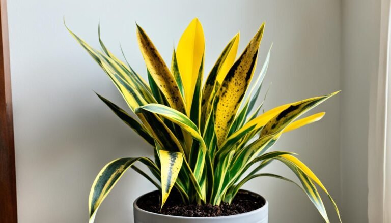 Snake plant care - common issues and their solutions, yellow snake plant